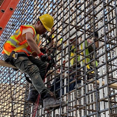 Mass concrete sensor installation